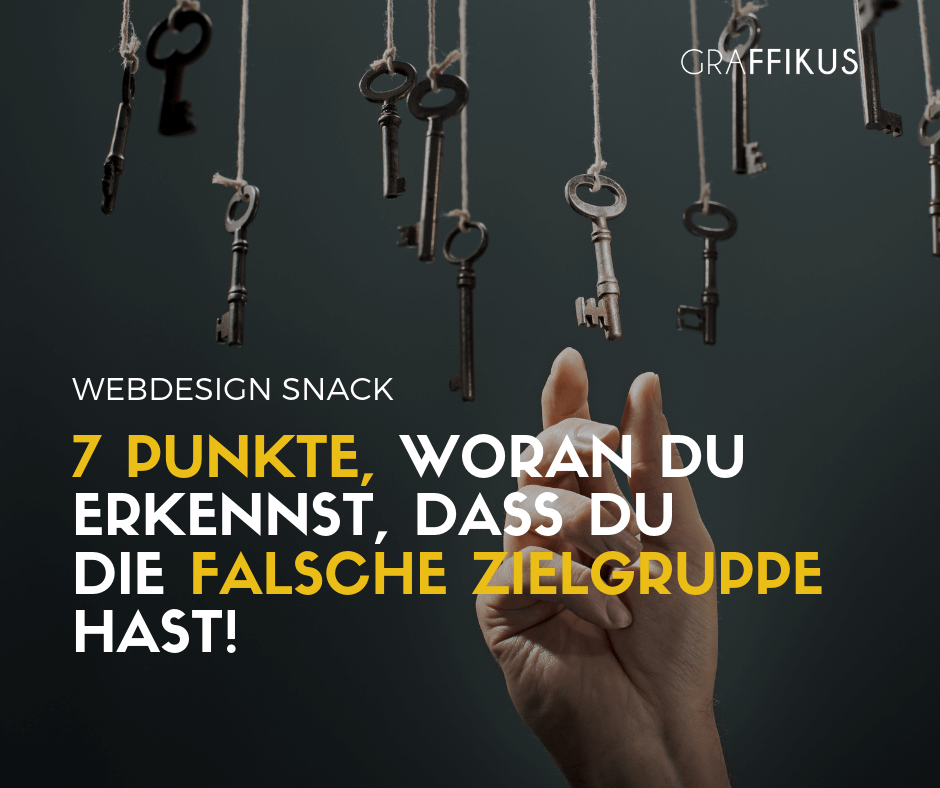 falsche zielgruppe erkennen