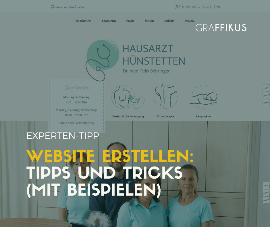 Website erstellen Tipps